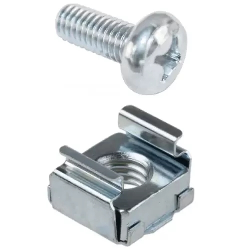 IP-M6SCREW-CAGENUT Cage Nut & Screw M6 (50 Pack)