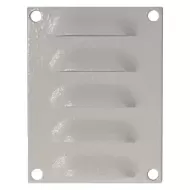 IP-PSLV10075 Louvre Vent 100x75mm Powder Coated