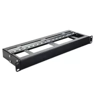 IP-SDDINSHELF1-150 1RU 19" Rack Mounted Single DIN Rail Shelf